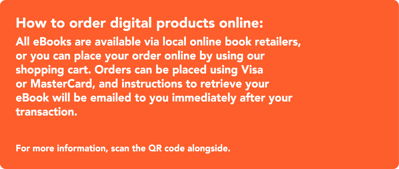 How to order digital products online: All eBooks are available via local online book retailers, or you can place your...