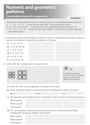 Grade 9 - Numeric and Geometric patterns - Oxford University Press ...