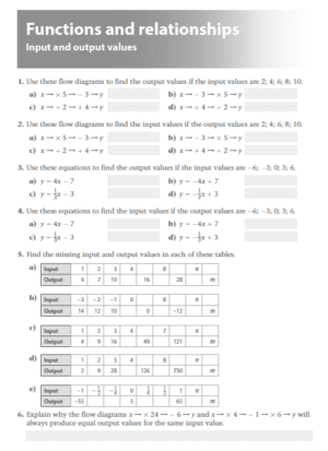 Grade 9 - Functions and Relationship - Oxford University Press Southern ...