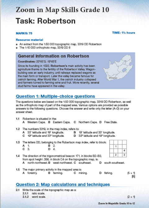 Map Skills Archives - Oxford University Press Southern Africa