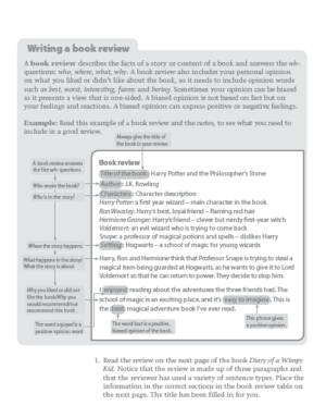 Grade 7 - Writing a book review - Oxford University Press Southern Africa
