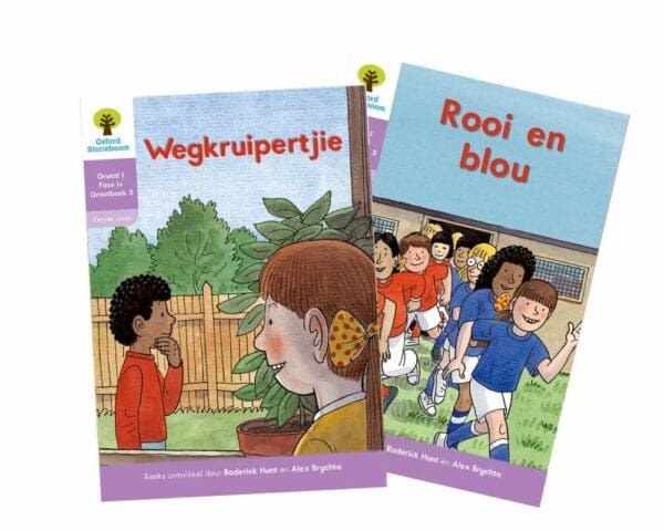 Storieboom Fase 1+ Grootboek 3: Wegkruipertjie en Rooi en Blou