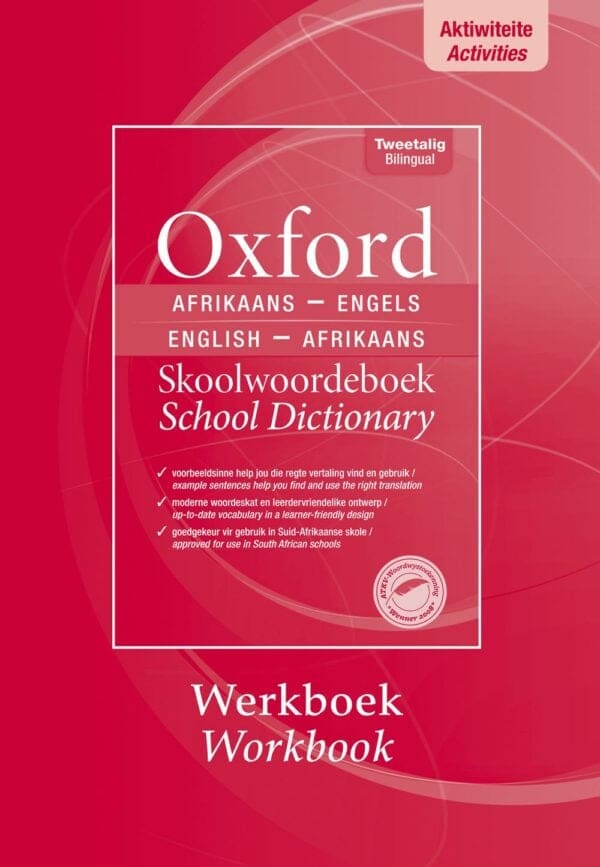 Oxford Tweetalige Skoolwoordeboek School Dictionary Werkboek Workbook