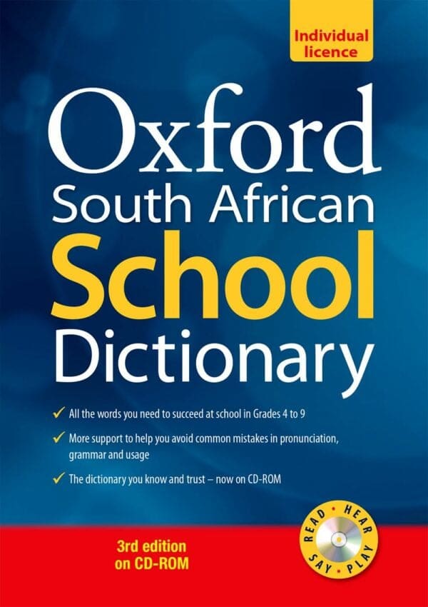Oxford South African School Dictionary 3e on CD-ROM (separate)