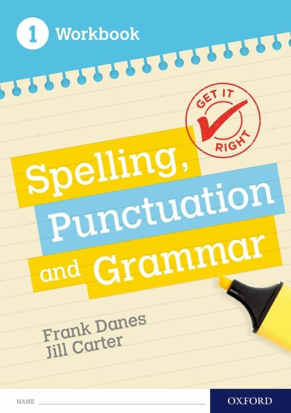 Spelling, Punctuation, and Grammar 1 Workbook