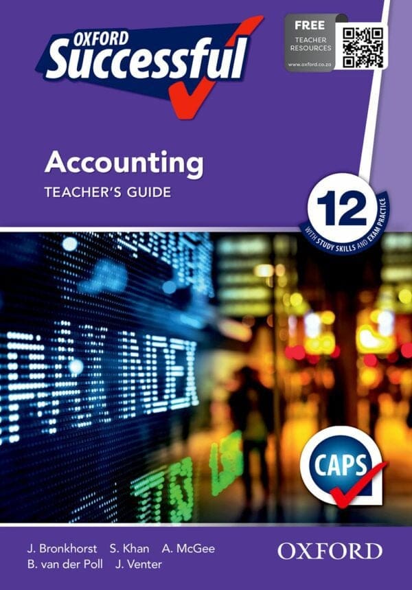 Oxford Successful Accounting Grade 12 Teacher's Guide (Approved)