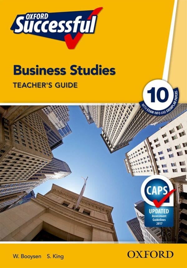 Oxford Successful Business Studies Grade 10 Teacher's Guide (Approved)