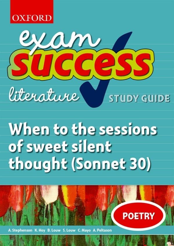 Oxford Exam Success Poetry: When to the sessions (W. Shakespeare) ePDF
